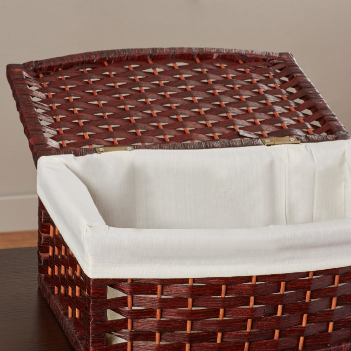 Red Barrel Studio® Curved Wicker Basket & Reviews Wayfair